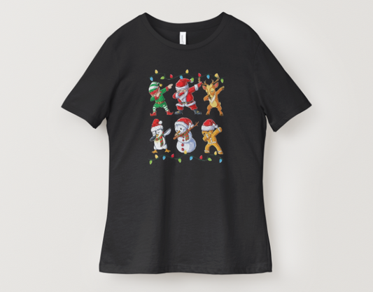 Dancing Christmas Characters T-Shirt