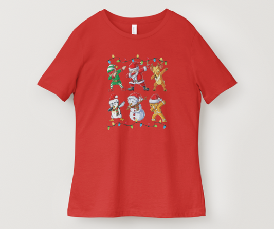 Dancing Christmas Characters T-Shirt