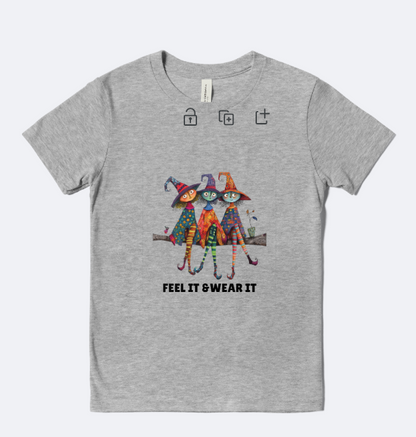 🐾 Witchy Cats Tee – Feel It &amp; Wear It 🎃✨