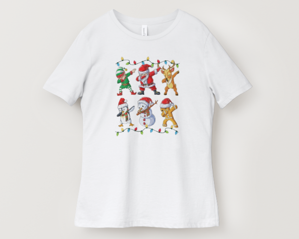 Dancing Christmas Characters T-Shirt
