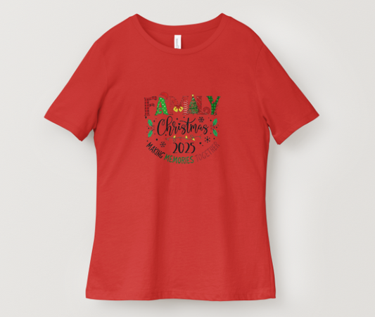 Family Christmas 2025 – Matching Holiday T-Shirt