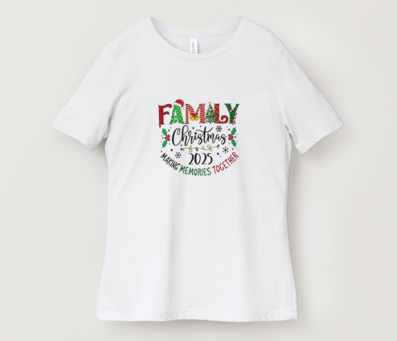 Family Christmas 2025 – Matching Holiday T-Shirt